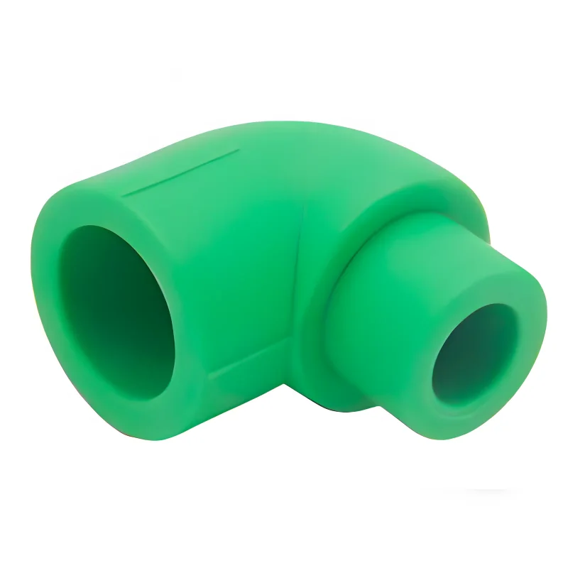 Joelho Conector 90° PPR em polipropileno verde